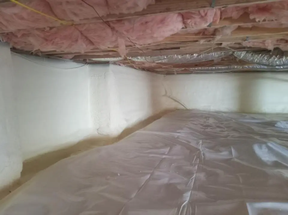 Crawl space encapsulation with closed-cell spray foam for Roof Maintenance in Panthersville
